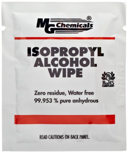 Product Cover MG Chemicals 99.9% Isopropyl Alcohol Wipes, 6