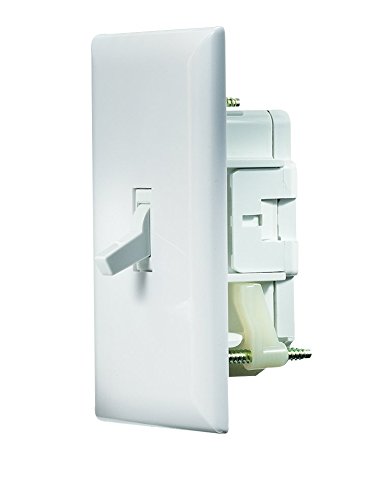 Product Cover RV Designer S821, Self Contained Wall Switch with Cover Plate, White, AC Electrical