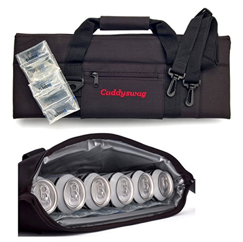 Product Cover Caddyswag Par 6 Pack Golf Bag Cooler With Flexible Reusable Freezer Gel Pack
