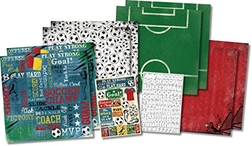 Product Cover Karen Foster Scrapbook Kit, Soccer Champ