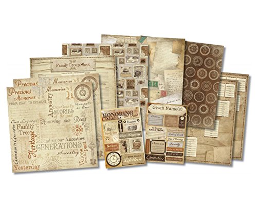 Product Cover Karen Foster 20519 Honoring The Past Scrapbook Page Kit 12