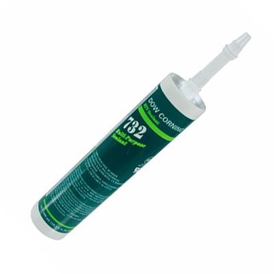 Product Cover White Dow Corning 732 Multi-Purpose Silicone Sealant - 12 Tubes (Case)