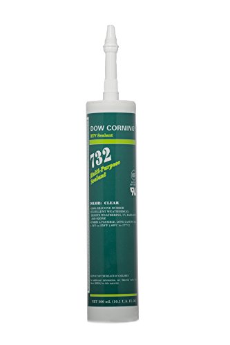 Product Cover Dow Corning 1892070 732 Clear Multi-Purpose Sealant, -60 to 180 Degree C, 300 mL