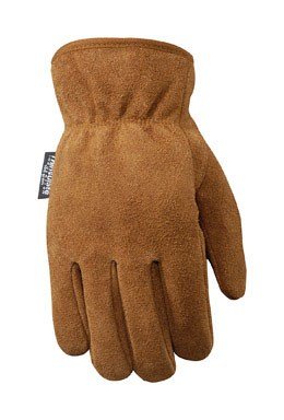 Product Cover Leather Winter Work Gloves, 100-gram Thinsulate Insulation, Split Cowhide, Large (Wells Lamont 1063L)