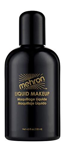 Product Cover Mehron Makeup Liquid Face & Body Paint (4.5 ounce) (Black)