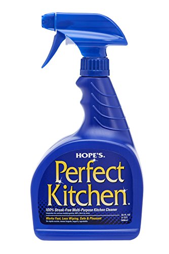 Product Cover Hope's Perfect Kitchen Cleaner, 32-Ounce, Multi-Purpose Kitchen Cleaning Spray, No-Residue Formula, Cuts Through Grease, Fast Cleanup, Safe for Home Use