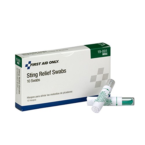 Product Cover First Aid Only 19-001 Sting Relief Swab (Box of 10)