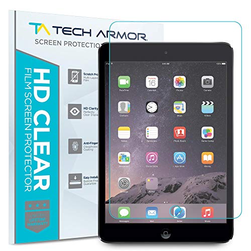 Product Cover iPad Mini Screen Protector, Tech Armor Anti-Glare/Anti-Fingerprint Apple iPad Mini 1/2 / 3 Film Screen Protector [3-Pack]