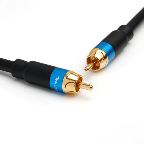 Product Cover BlueRigger Dual Subwoofer Audio RCA to RCA Cable (15FT)