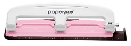 Product Cover PaperPro inCOURAGE 12 Reduced Effort 3-Hole Punch, 12 Sheets, Pink (2188)