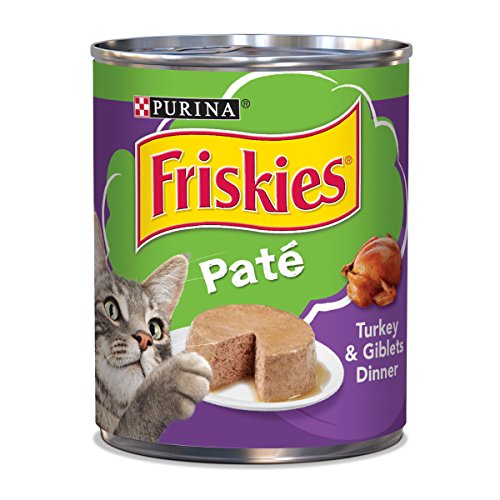 Product Cover Purina Friskies Pate Wet Cat Food, Turkey & Giblets Dinner - (12) 13 oz. Cans