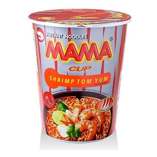 Product Cover Mama Instant Noodle Cup (60 g) Shrimp Tom Yum Flavor Pack of 6