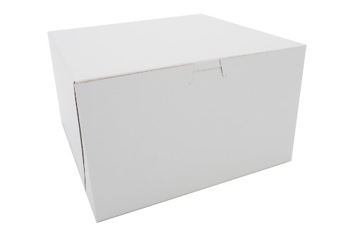 Product Cover Southern Champion Tray 0979 Premium Clay Coated Kraft Paperboard White Non-Window Lock Corner Bakery Box, 10