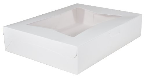 Product Cover Southern Champion Tray 23133 Paperboard White Lock Corner Window Bakery Box, 19