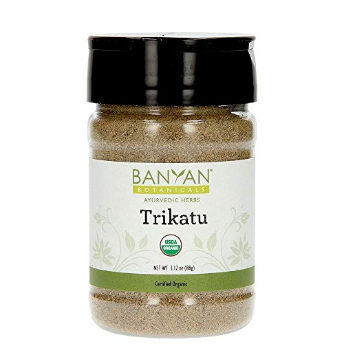 Product Cover Banyan Botanicals Trikatu Powder - USDA Organic, Spice Jar - Heating & Stimulating - Supports Digestion of Heavy Foods*