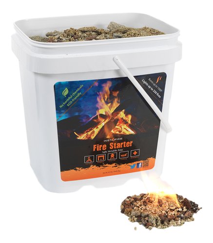 Product Cover InstaFire Eco-Friendly Granulated Bulk Fire Starter Factory Seconds, 2-Gallon Bucket