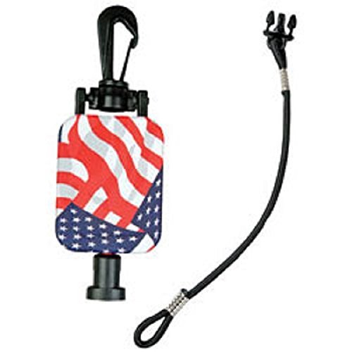 Product Cover Hammerhead Industries Gear Keeper CB MIC KEEPER Retractable Microphone Holder RT2-4212 - Heavy-Duty Snap Clip Mount, Adjustable Mic Lanyard and Hardware Mounting Kit - Made in USA, Stars and Stripes