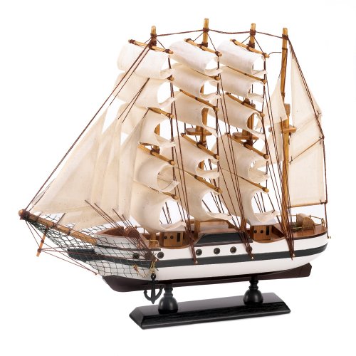 Product Cover Gifts & Decor Passat Tall Ship Detailed Wooden Model Nautical Decor