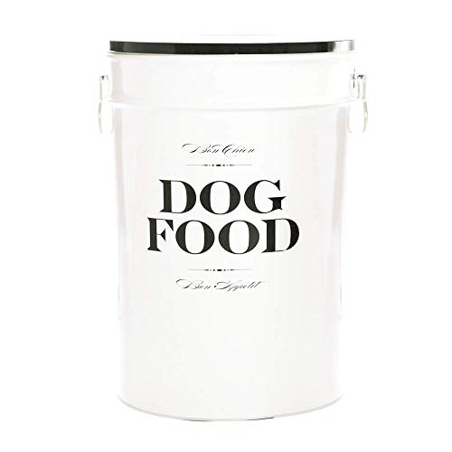 Product Cover Harry Barker Dog Food Storage Canister - Bon Chien - Black - 40 lb