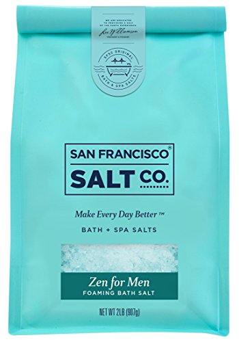 Product Cover Zen For Men Foaming Bath Salts - 2 lb. Luxury Gift Bag by San Francisco Salt Company