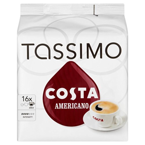 Product Cover Tassimo Costa Americano 16 T Discs, (Large Cup Size) 16 Servings