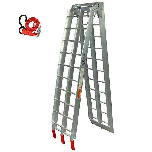 Product Cover Pit Posse Pp2755 Motorcycle Folding Loading Ramp Aluminum 89