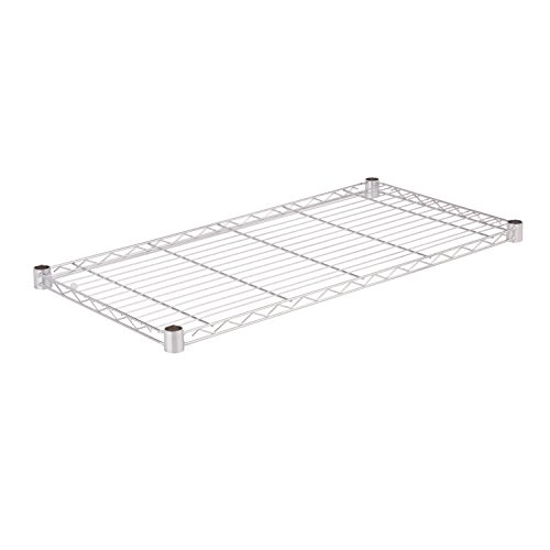 Product Cover Honey-Can-Do SHF350C1836 Steel Wire Shelf for Urban Shelving Units, 350lbs Capacity, Chrome, 18Lx36W