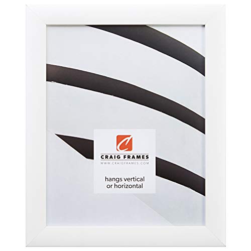 Product Cover Craig Frames 23247812 13 by 19-Inch Picture Frame, Smooth Finish, 1-Inch Wide, White