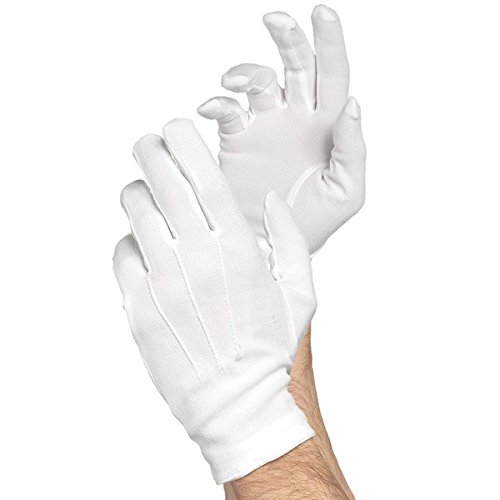 Product Cover Santa White Cotton Gloves, 1 pair | Christmas Accessory