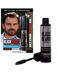 Product Cover Blackbeard for Men - Instant Brush-On Beard & Mustache Color - (Dark Brown) by Blackbeard for Men