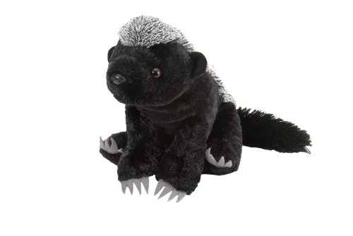 Product Cover Wild Republic Honey Badger Plush, Stuffed Animal, Plush Toy, Gifts for Kids, Cuddlekins 12 Inches