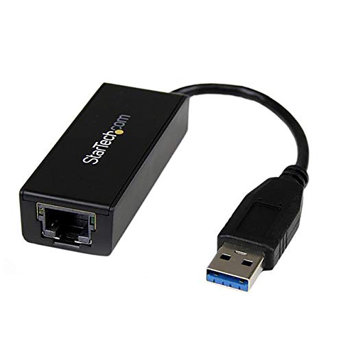 Product Cover StarTech.com USB 3.0 to Gigabit Ethernet Adapter - 10/100/1000 NIC Network Adapter - USB 3.0 Laptop to RJ45 LAN (USB31000S)