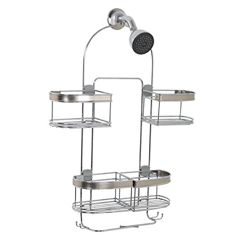 Product Cover Zenna Home Expanding Shower Caddy, Rust-Resistant, Stainless Steel