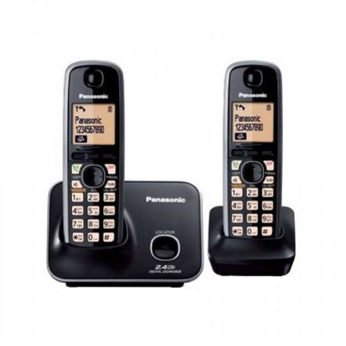 Product Cover Panasonic Single Line 2.4GHz KX-TG3712SXB Digital Cordless Telephone (Black)