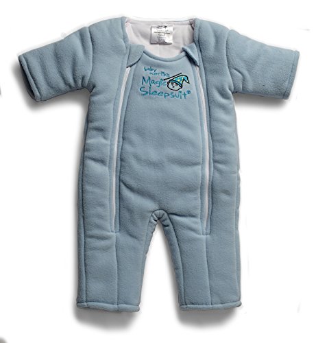 Product Cover Baby Merlin's Magic Sleepsuit - Swaddle Transition Product - Microfleece - Blue - 3-6 Months