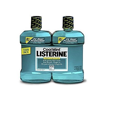 Product Cover Listerine Cool Mint Antiseptic Mouthwash, 1.5l, 2-pk