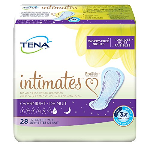 Product Cover TENA Intimates Overnight Pads Heavy-Absorbency, Case of 56