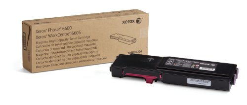 Product Cover Genuine Xerox High Capacity Magenta Toner for the Phaser 6600 or WorkCentre 6605, 106R02226