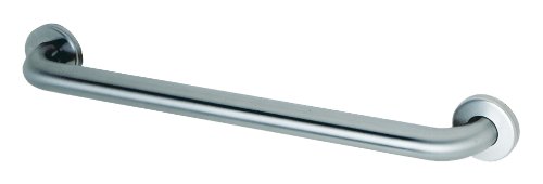 Product Cover Bobrick 5806x36 304 Stainless Steel Straight Grab Bar with Concealed Mounting and Snap Flange, Satin Finish, 1-1/4