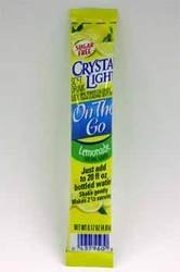Product Cover Crystal Light Products - Crystal Light - Flavored Drink Mix, Lemonade, 30 8-oz. Packets/Box - Sold As 1 Box - Turns bottle of water into flavored drink. - Sugar free; 5 calories per serving. - Great for those on the go.