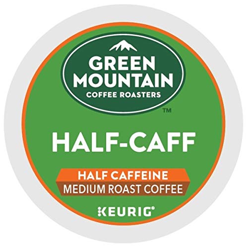 Product Cover Green Mountain Coffee, Half-Caff, Single-Serve Keurig K-Cup Pods, Medium Roast Coffee, 48 Count (2 Boxes of 24 Pods)