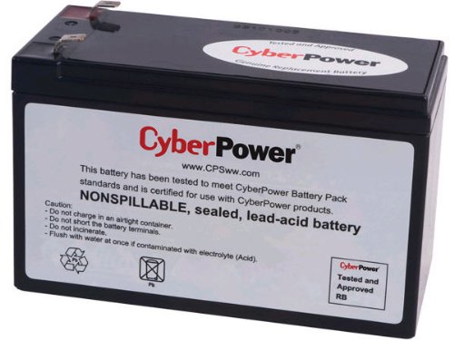 Product Cover CyberPower RB1290 Replacement Battery Cartridge, Maintenance-Free, User Installable