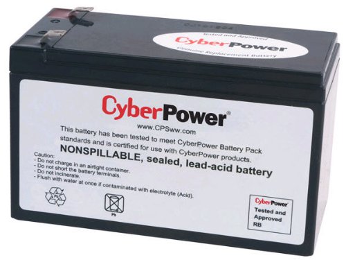 Product Cover CyberPower RB1280A Replacement Battery Cartridge, Maintenance-Free, User Installable