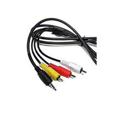 Product Cover MPF Products VMC-20FR Audio Video AV RCA Cable Cord Replacement Compatible with Select Sony Digital Camcorders (Compatible Models Listed in The Description Below)