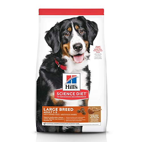 Product Cover Hill's Science Diet Dry Dog Food, Adult, Large Breeds, Lamb Meal & Rice Recipe, 33 lb Bag