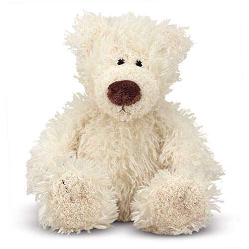 Product Cover Melissa & Doug Baby Roscoe Bear - Teddy Bear Stuffed Animal - Vanilla