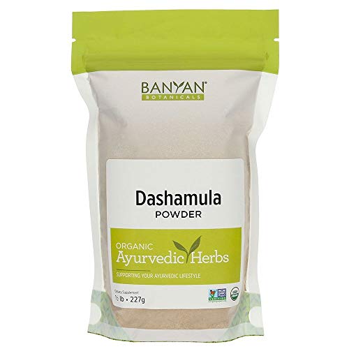 Product Cover Banyan Botanicals Dashamula Powder - Certified Organic, 1/2 Pound - A Traditional Ayurvedic Formula for pacifying vata and Supporting Proper Function of The Nervous System*