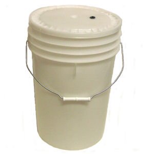 Product Cover Brewmaster Brewcraft Homebrew Primary Fermenter with Plastic Lid, 6 Gal