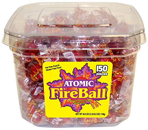 Product Cover Atomic Fireballs Cinnamon Hard Candy, 40 Ounce Tub