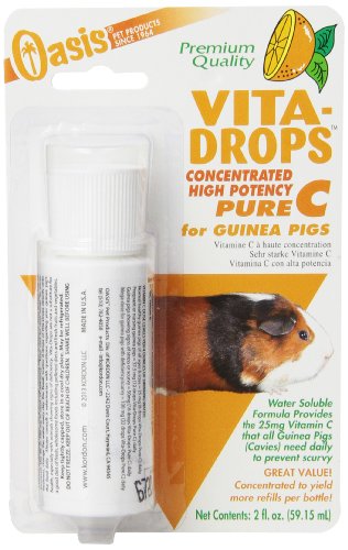 Product Cover OASIS  #80254  Vita Drops-Pure C  for Guinea Pig, 2-Ounce, Packaging may vary